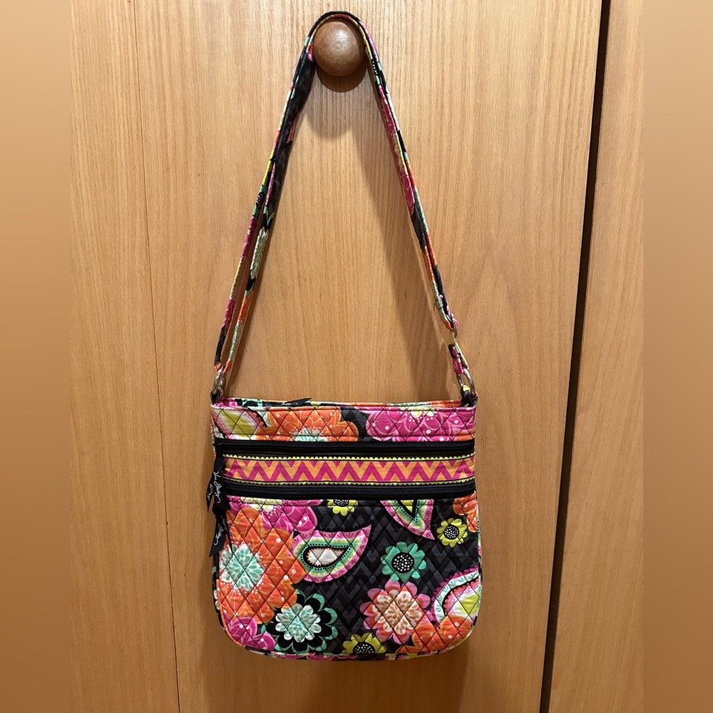 Vera Bradley Large Crossbody Hipster Purse